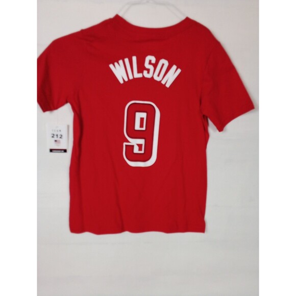 Children's Red  Nike Tee Team USA Wilson #9 T Shirt Size Small New W Tags - Picture 12 of 13